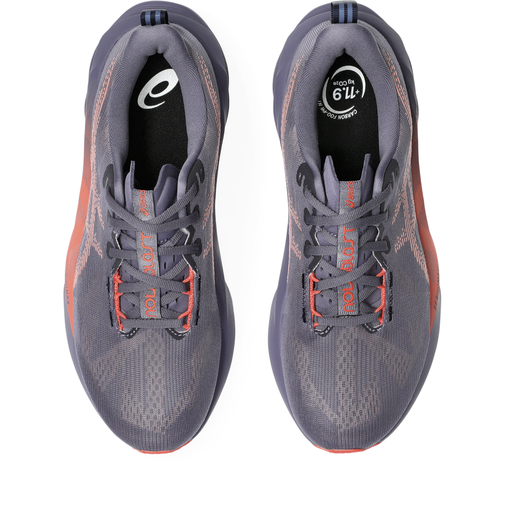 Asics Novablast 5 Men's - Greyish Purple/Coral Reef