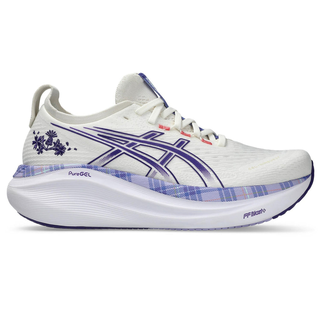 Asics Gel-Nimbus 27 Women's - Cream/Gentry Purple