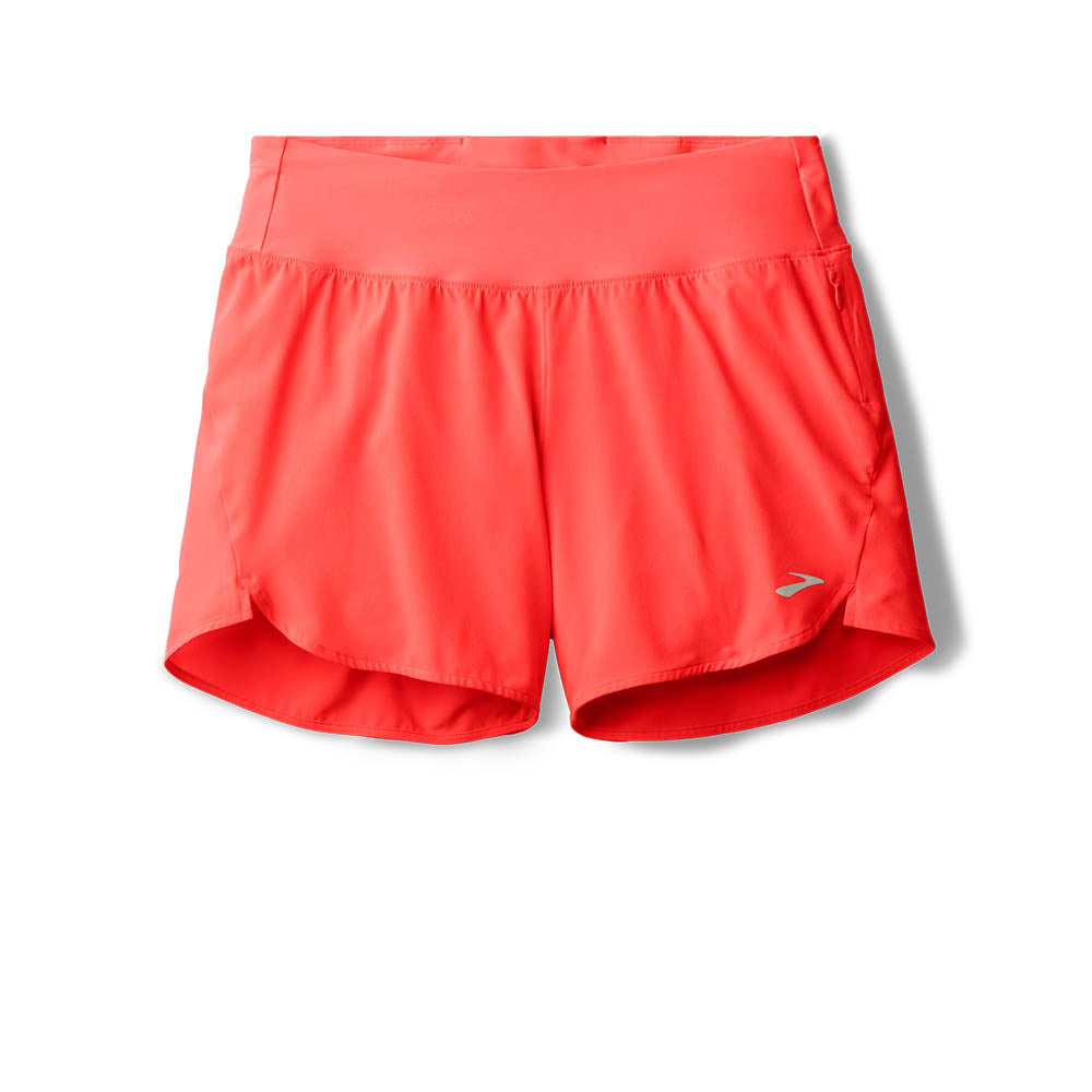 Brooks Chaser 5" Short 2.0 Women's - Neo Cayenne