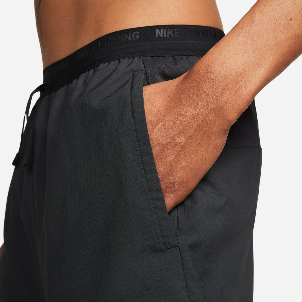 Nike Stride Men's Dri-FIT 2-in-1 Running Shorts - Black/Black/Black