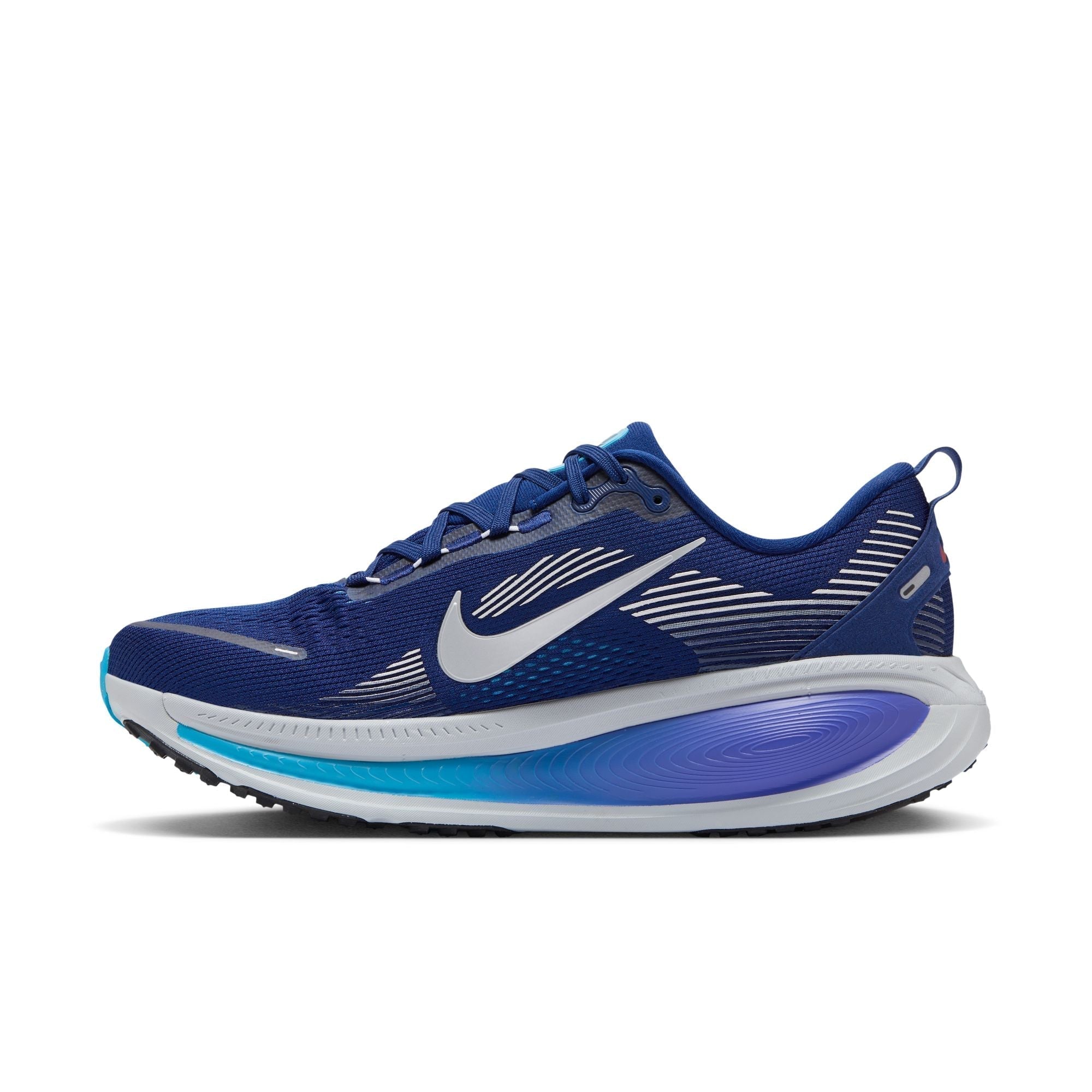 Nike Vomero 18 Men's Running Shoes -  Blue Void/Blue Lightning/Bright Crimson/Metallic Silver