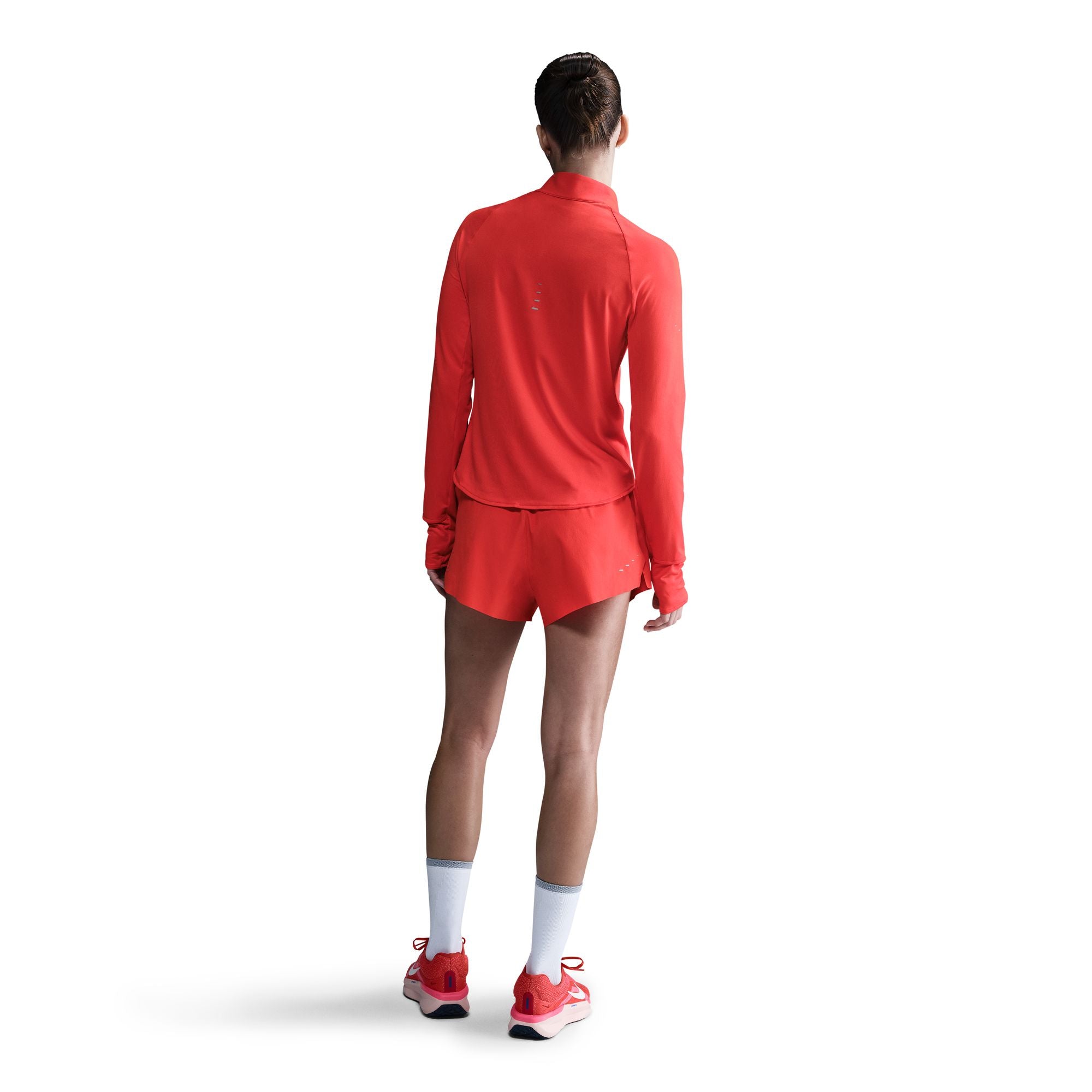 Nike Swift Women's Dri-FIT UV 1/4-Zip Running Top - Light Crimson